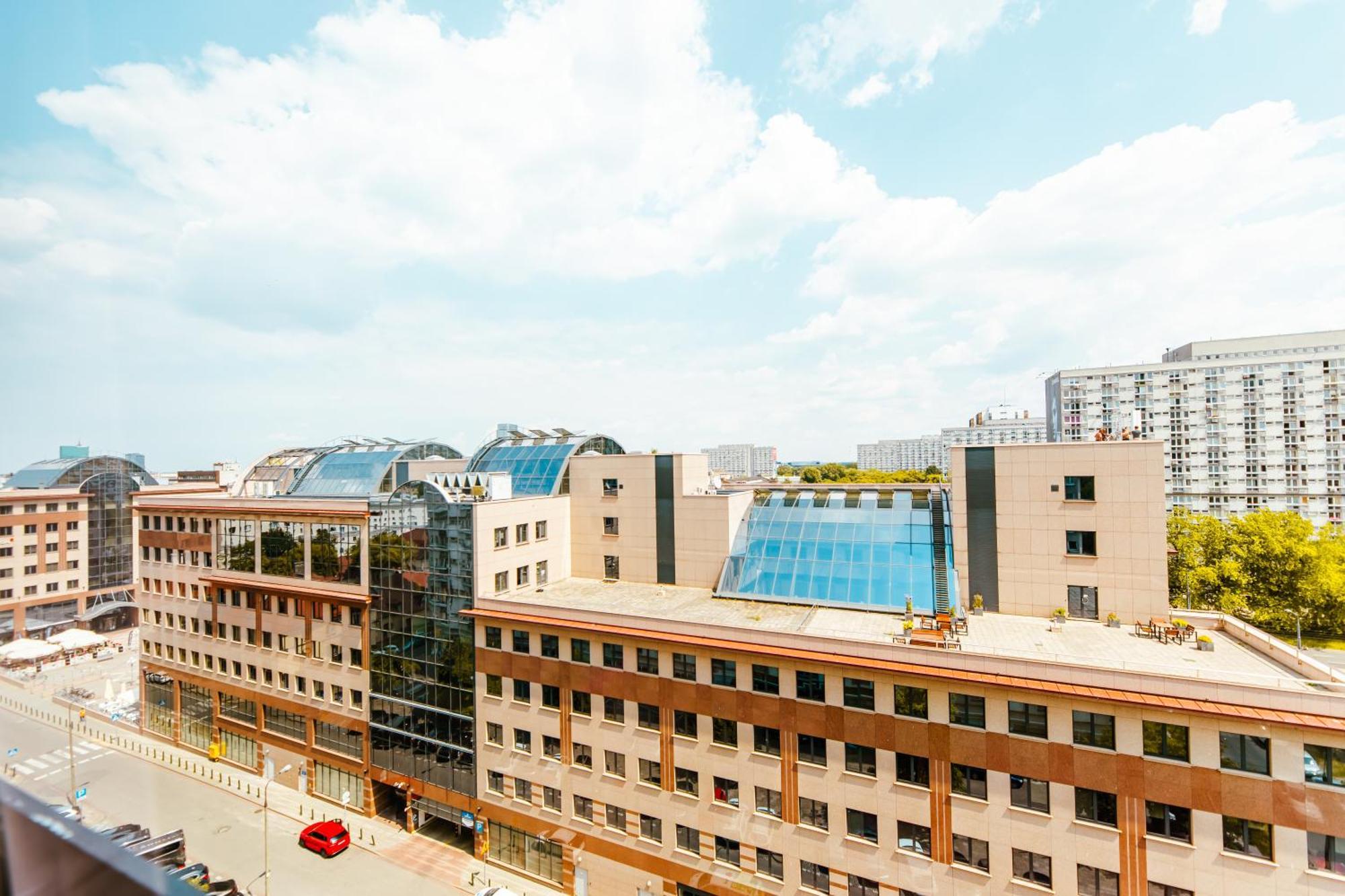 Industrial 9Th Floor Central Apartment With Balcony And Views Varšava Exteriér fotografie