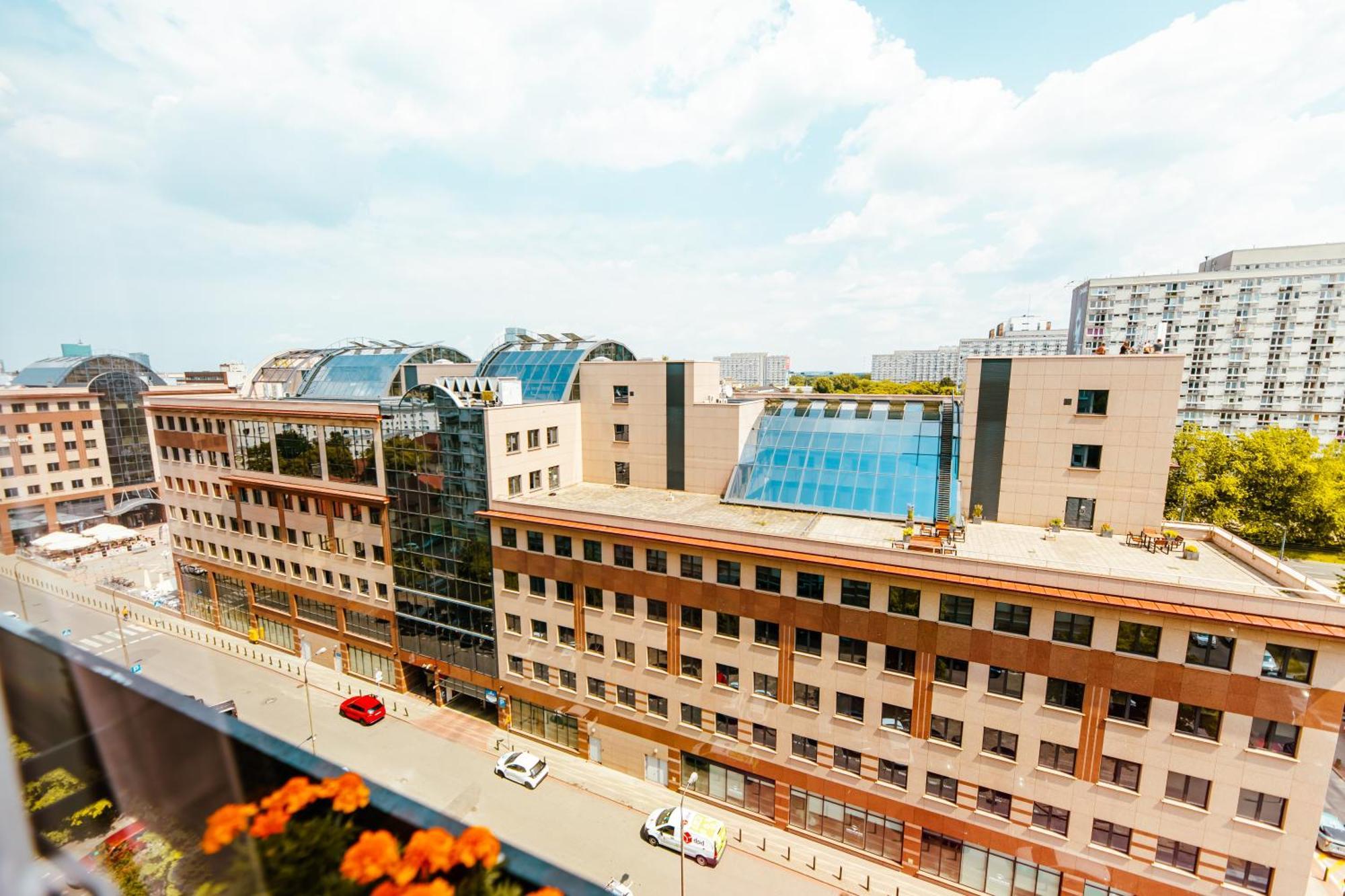 Industrial 9Th Floor Central Apartment With Balcony And Views Varšava Exteriér fotografie